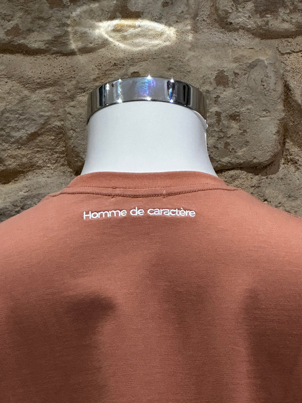 T-shirt rose poudré