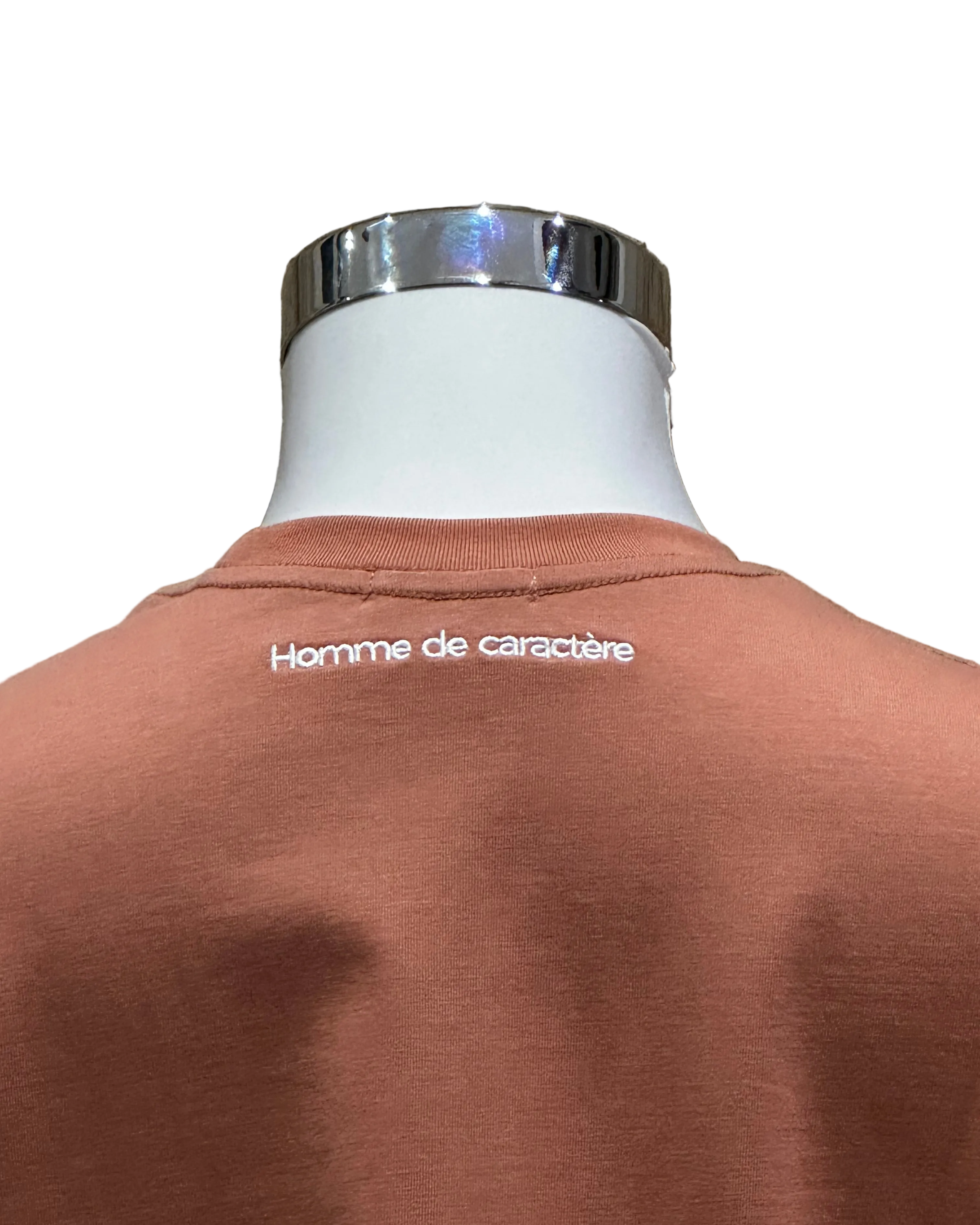 T-shirt rose poudré