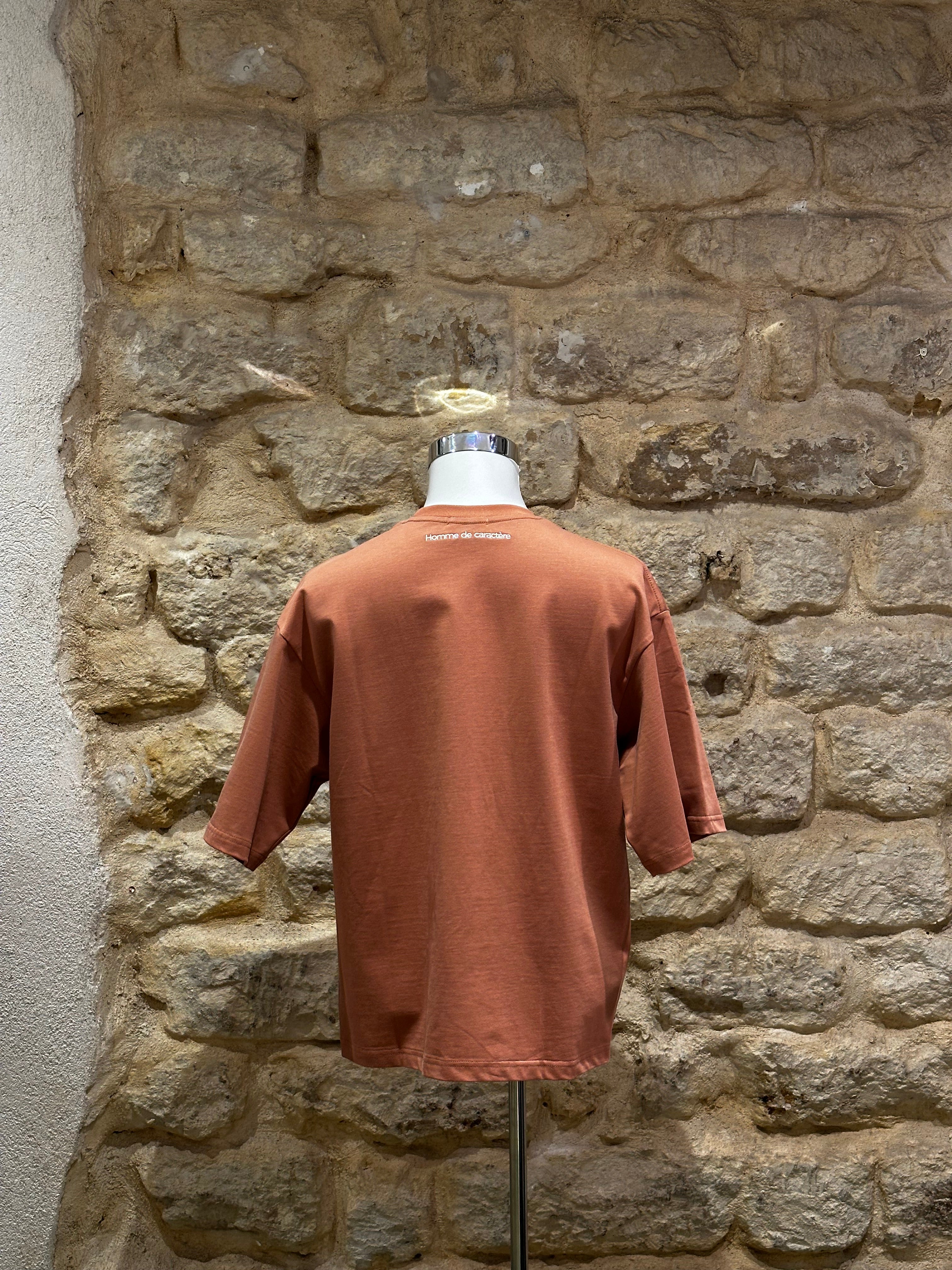 T-shirt rose poudré